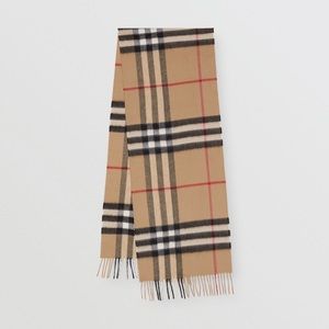 Men’s Beige Burberry Scarf 100% cashmere, Like New